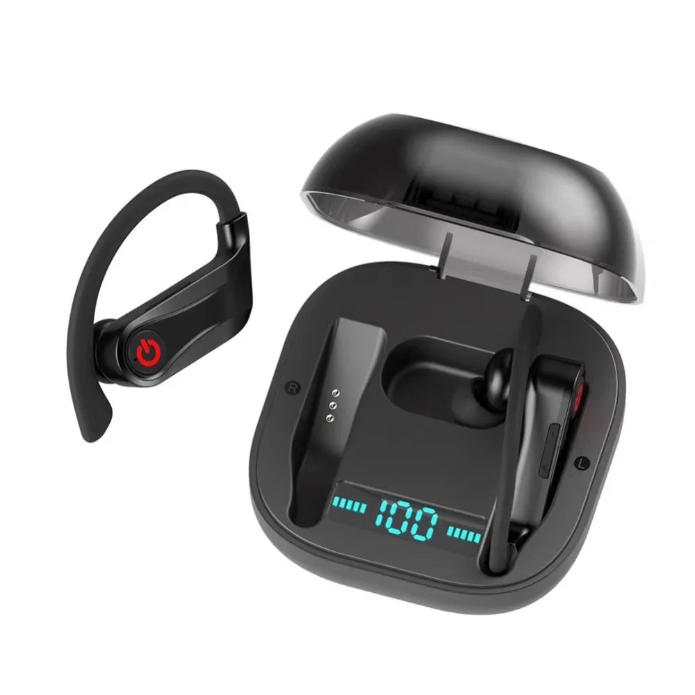 HBQ Q62 Powerbeats TWS Bluetooth 5,0 спортивные стереонаушники звук беспроводные наушники Водонепроницаемая гарнитура с зарядным устройством наушники