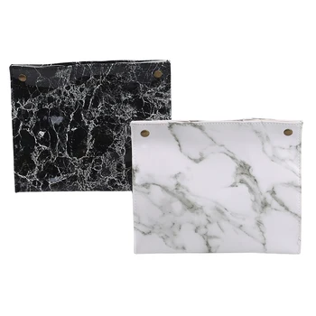 

Chic Napkin Carton Creative Marble Pattern PU Leather Desktop Tissue Box For Car Living Room Bathroom Supplies Home Decoration