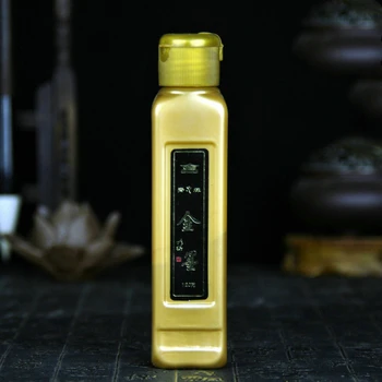 Qi Dasen 골드 잉크 불교 경전 골드 파우더 골드 잉크, 서예 특수 잉크, 중국 회화 안료, 아크릴 페인트