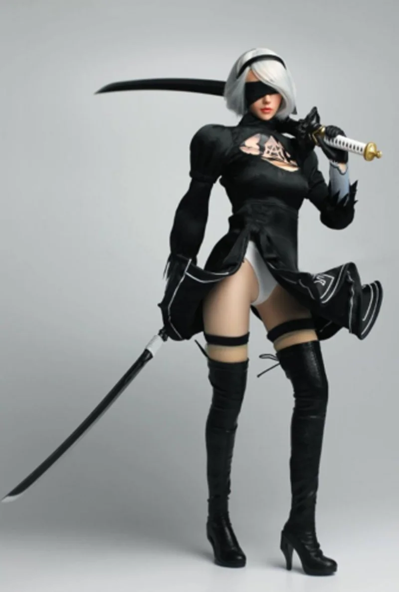 Super Duck NieR: Automata 2B бесшовная 1/6 фигурка TBleague Phicen SET015