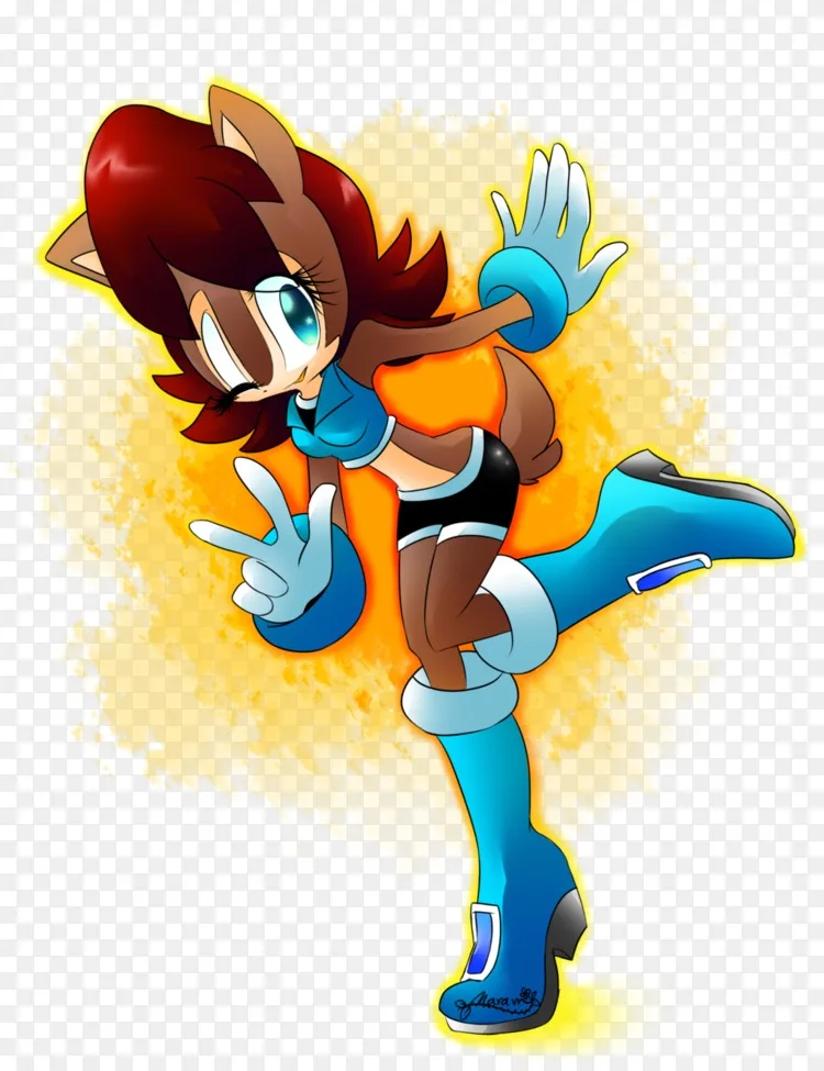 sonic&sega全明星赛车公主萨莉橡子声波cd奶油兔子燃烧猫莎莉布朗