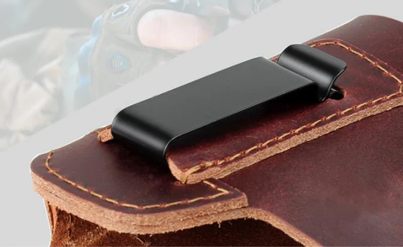 Открытый Универсальный скрытый кожаный кобура тактический пистолет кобура Glock G17 19 IWB кобура