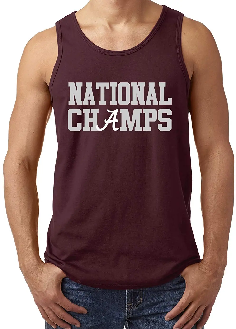 Бордовая майка Tua Alabama 2018 2019 National Champs |
