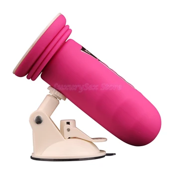 Realistic Dildo Sex Penis Thrusting Automatic Sex Machine for Most Suction Cup Dildo for Women Masturbator Telescopic Sex Gun 6