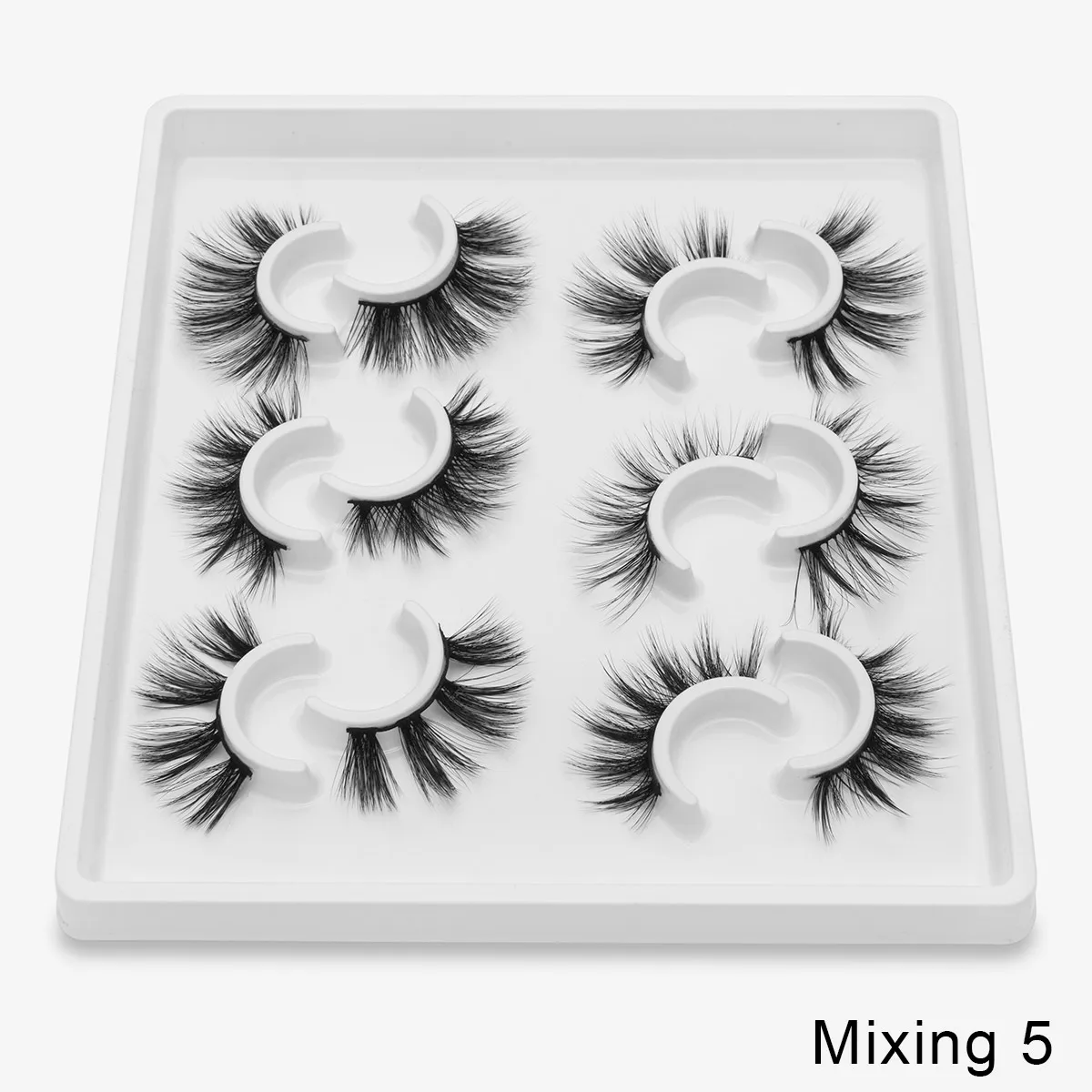 Накладные ресницы - Цвет: mixing5