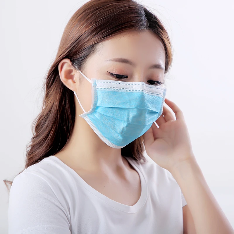 

50pcs three-layer disposable masks 50pcs anti-fog anti dust disposable mask 3 layers Protective Cover Masks breathable masks