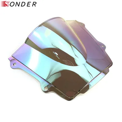 Лобовое стекло для HONDA CBR 600RR CBR600RR 2013 CBR600 RR F5 13, 14, 15, 16, 17, 18, дымчатое лобовое стекло - Цвет: Clear iruidium