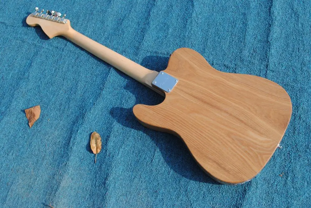 Большой черный pickguard HH звукосниматели электрогитара ra клен шеи Хром Оборудование elm корпус гитары ra болт на гриф гитары