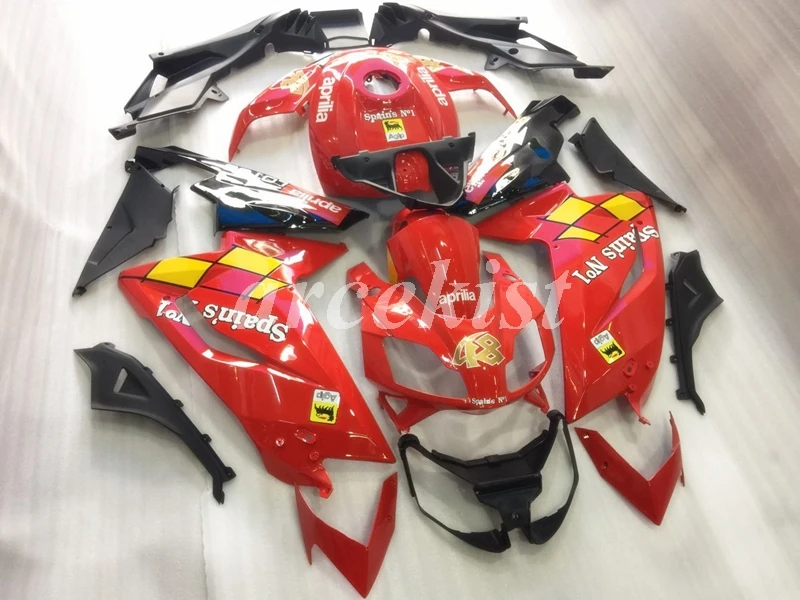 

Injection mold New ABS Full Fairing kit Fit for Aprilia RS125 06 07 08 09 10 11 RS 125 2006 2007 2011 custom red 48