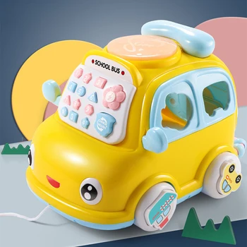 

Children Emulation Electric Music Phone Pretend Play Sound Learning Musical Car Toy Kids Simulation Plastic Telephone Toy