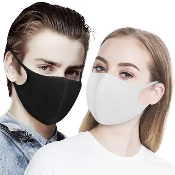 

Reusable Cotton Mask Breathable Washable Dustproof Windproof Reusable Anti-Haze 3D Mouth Mask Adult