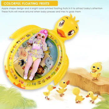 

Dropshipping New Design Baby Water Play Mat Inflatable Infant Tummy Time Play mat Toddler For Baby Fun Activity Kids Play Center