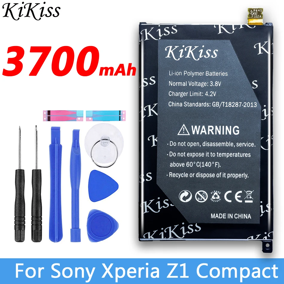 KiKiss литий полимерная аккумуляторная батарея для телефона LIS1529ERPC 3700 мАч Sony Xperia Z1