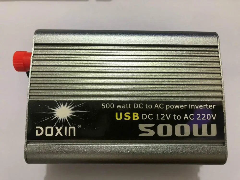 새 차량용 500W 12V DC 220V AC 전원 인버터 USB