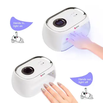 

48W Quick-drying Nails Polish Nail Art Intelligent Induction LED Light Therapy Lamp UV Phototherapy Machine NEW