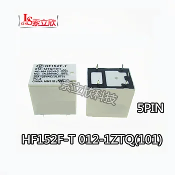 

10pcs/lot NEW Relay HF152F-T 012-1ZTQ（101）HF152FT 012 1ZTQ 12VDC 12V 5PIN 16A 250VAC