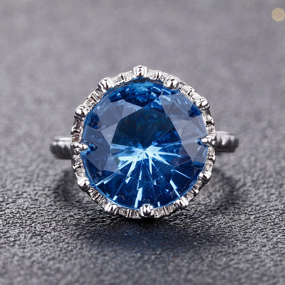 CiNily нежные серебряные женские кружевные кольца с цирконием для свадебной вечеринки, ювелирные изделия для свадебной вечеринки, подарок на день рождения, размер 6-10, NJ446