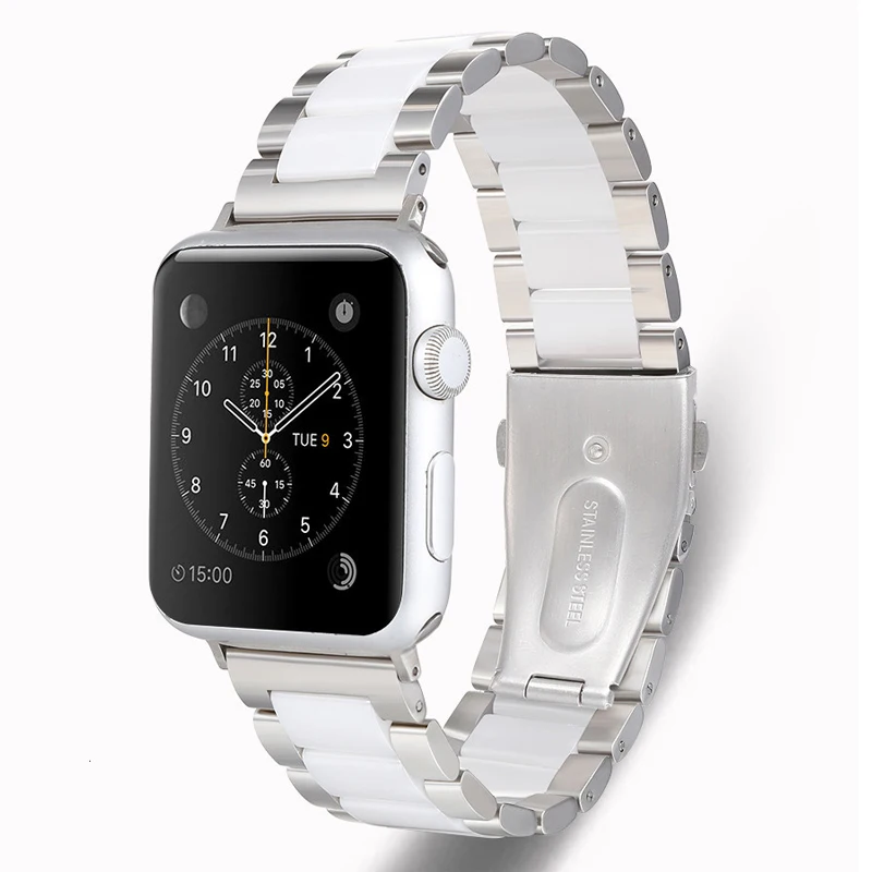 Звеньевой браслет для Apple watch band 40 мм/38 мм/44 мм/42 мм iwatch pulseira 5/4/3/2/1 аксессуары часов