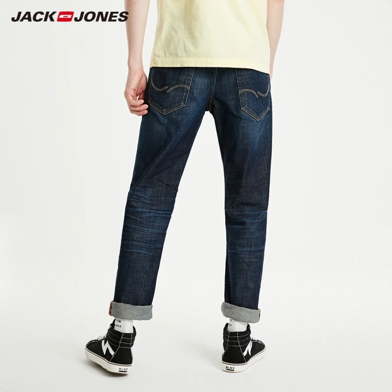 JackJones мужские новые модные прямые хлопковые джинсы мужская одежда | 219132529|Джинсы|