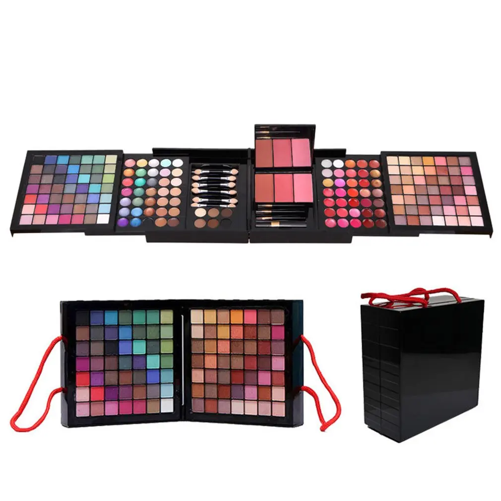 

177 Color Eyeshadow Blush Lip Gloss Repair Multi-Function Make-Up Eye Shadow Set Suit Face Decoration