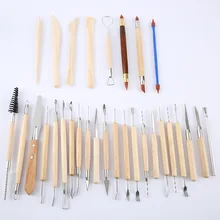 30 шт. глиняный комплект инструментов мягкая глина ультра-легкая глина DIY гончарные инструменты тонкий художественный инструмент