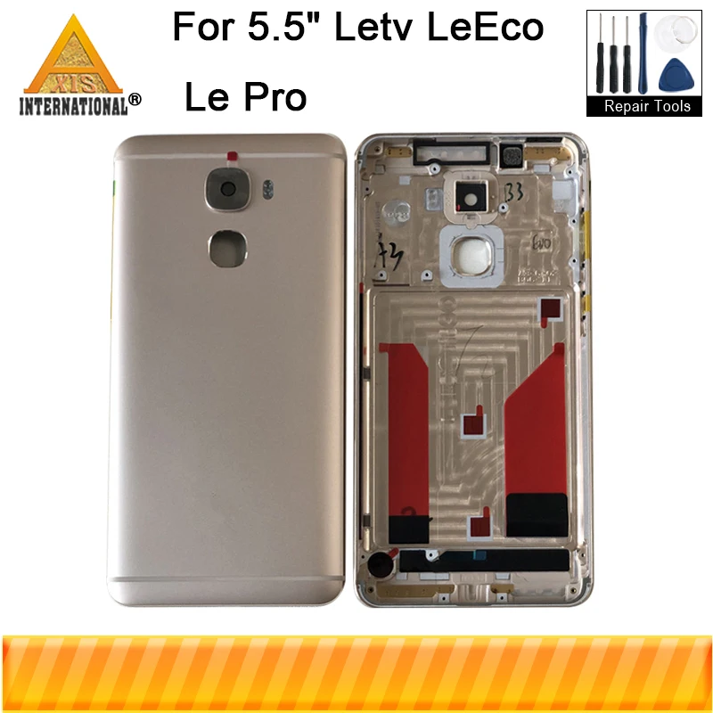 Axisinternational для 5," Letv LeEco Le Pro 3X720X725X727 чехол для задней батареи корпус+ боковые клавиши+ стеклянный объектив+ вспышка