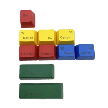 

10Pcs Mac Add on kit Mechanical Keyboard Keycap Top print add-on kit PBT keycap command option cap OEM height