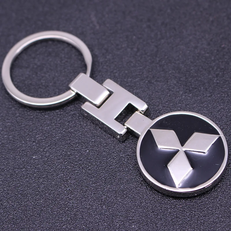 Модный металлический брелок с подвеской для автомобиля Mitsubishi, с логотипом, для мужчин, на талии, изысканный подарок, на заказ, автомобильные аксессуары, брелок - Цвет: 5