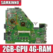 Para asus x550cc x550c x550v y581c x550cl x552c r510c x550vb portátil placa-mãe com 2gb-gpu 4g-ram duplo-núcleo cpu + placa livre