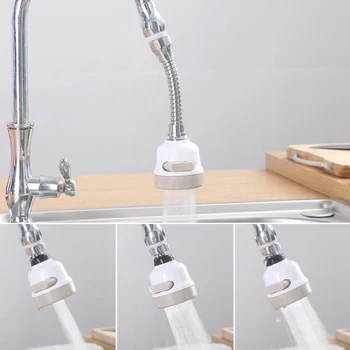 

360 Degree Rotate Adjustable Faucets Boosters Shower With Stainless Steel Hose