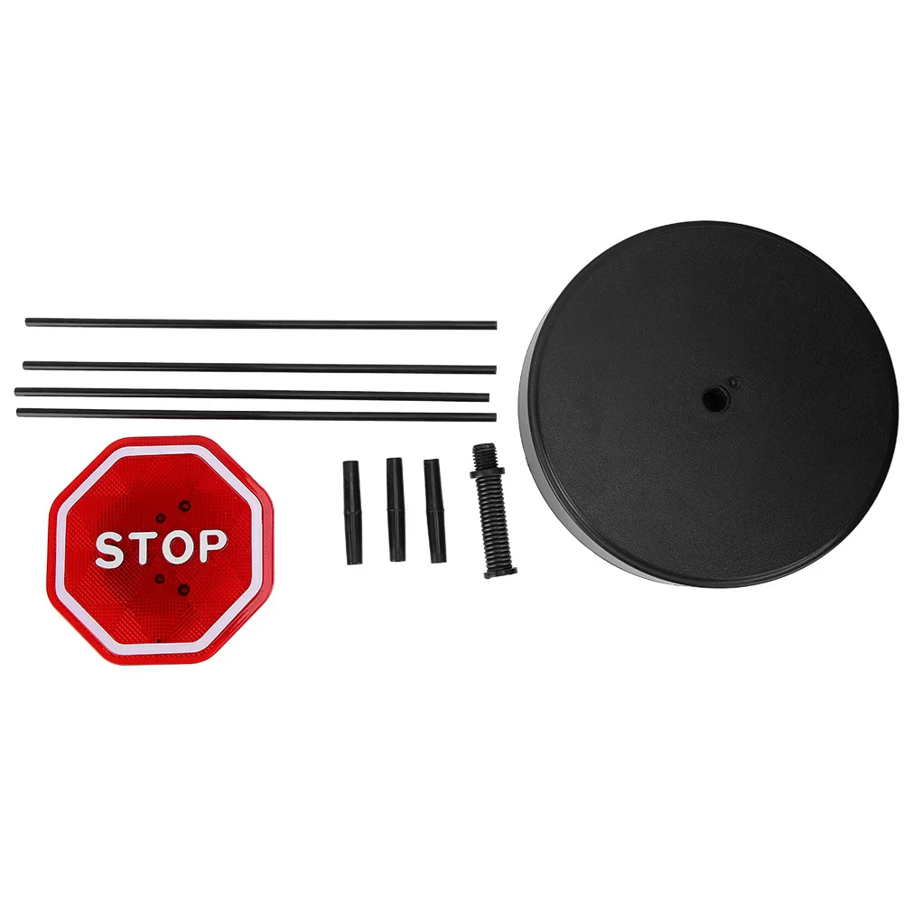 Safety Parking Stop Sign Flashing Led Light Warning Bumper Sensor