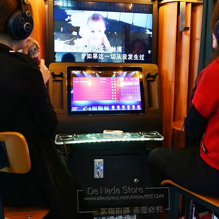 Mini KTV Coin Operated Jukebox Amusement Machine Karaoke Arcade Machine K-Bar Simulator Music Song Singing Game Machine  (3)