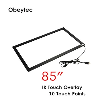 

85 inch touch screen kit usb touch sensor 10 touch points without glass working under sun lights