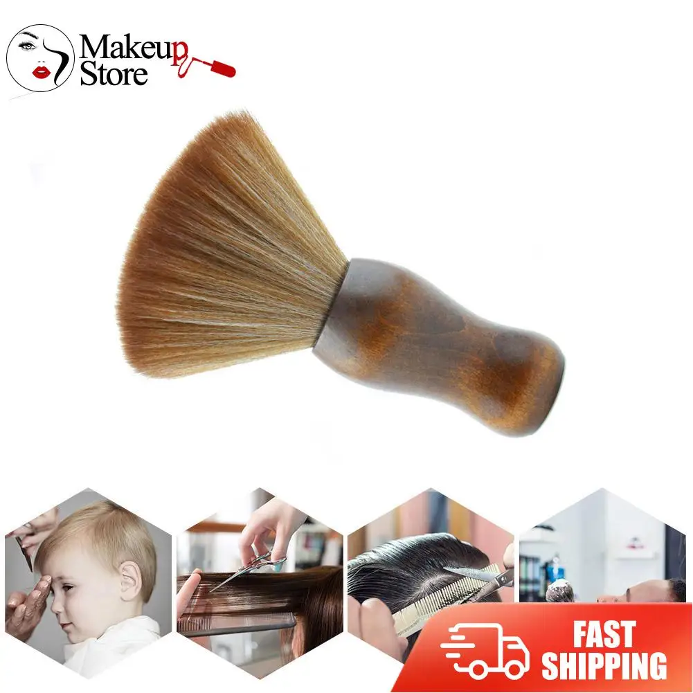 Professional Soft Neck Face Duster Brush Barber Hair Clean Beard
