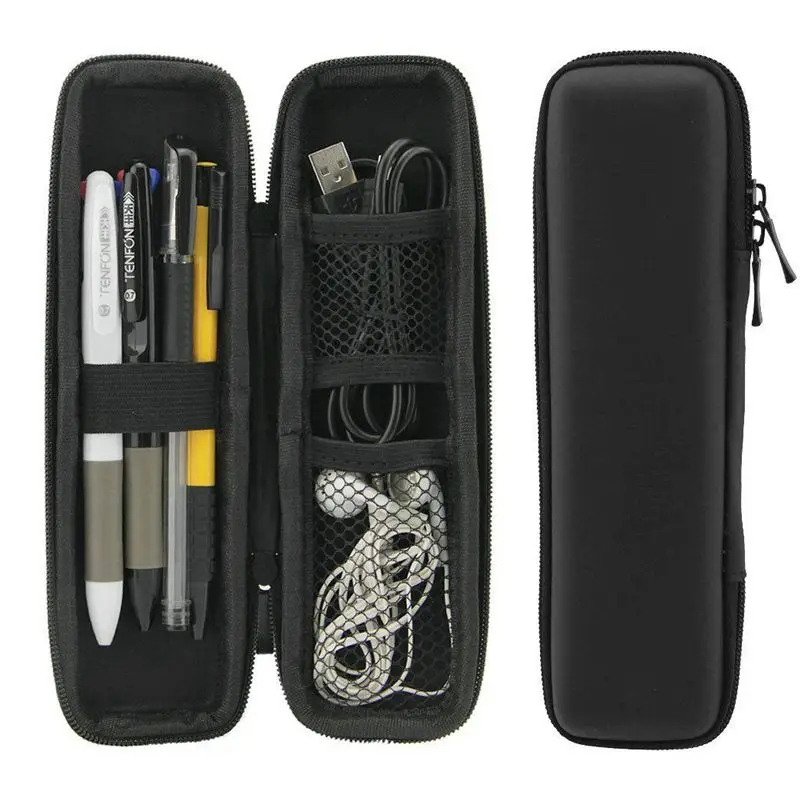 

Black EVA Hard Shell Stylus Pen Pencil Case Holder Protective Carrying Box Bag Storage Container for Pen Ballpoint Pen Stylus Pe