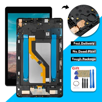 

100% Tested LCD Display Touch Screen Digitizer Glass Assembly with Frame For Samsung Tab A 8.0 T295 T290 SM-T295 SM-T290