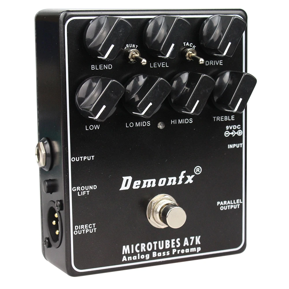 NEW MICROTUBES A7K Analog Bass Preamp Effect Pedal Overdrive Peamp High Quality Demonfx | Спорт и развлечения