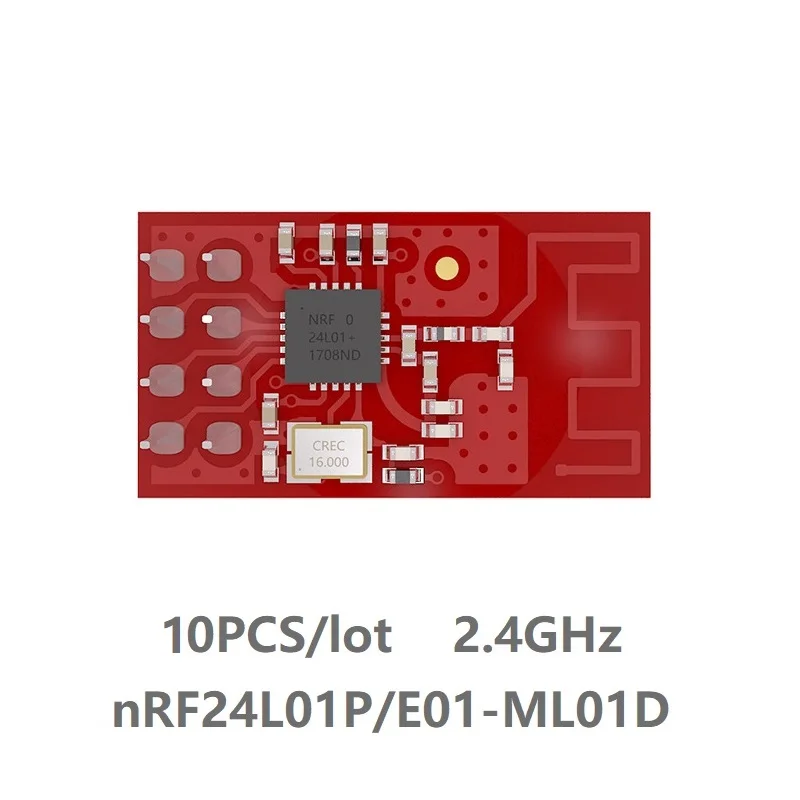 10 шт. E01-ML01D nRF24L01P радиоприемопередатчик 2 4 ГГц SPI nRF24L01 SMD модуль беспроводной