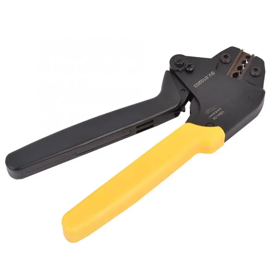 Ratchet щипцы плоскогубцы 0,5-6mm2 20-10AWG терминальная ОБЖИМНАЯ ручной инструмент крепление с храповым механизмом инструмент