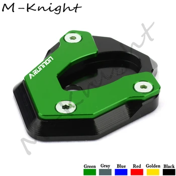 

For Kawasaki Z 900 Z900 2017 2018 2019 Aluminum CNC Motorcycle Side Stand Plate Kickstand Extension Pad Side Stand Enlarge