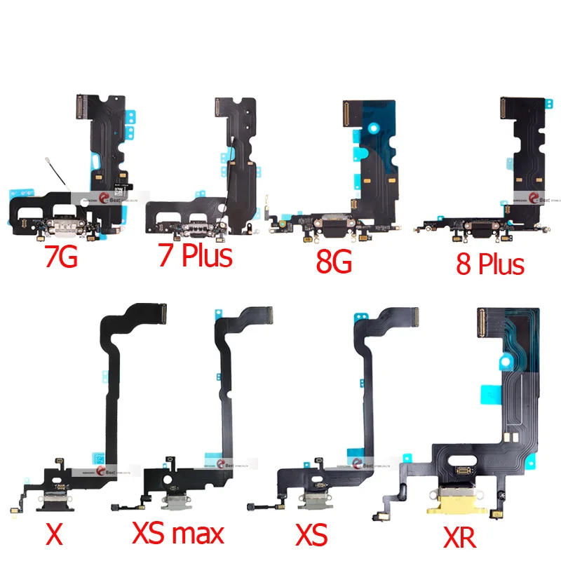 Высококачественный зарядный гибкий кабель для iPhone 7 8 Plus X XR XS max USB зарядное устройство порт док-станция с микрофоном гибкий кабель