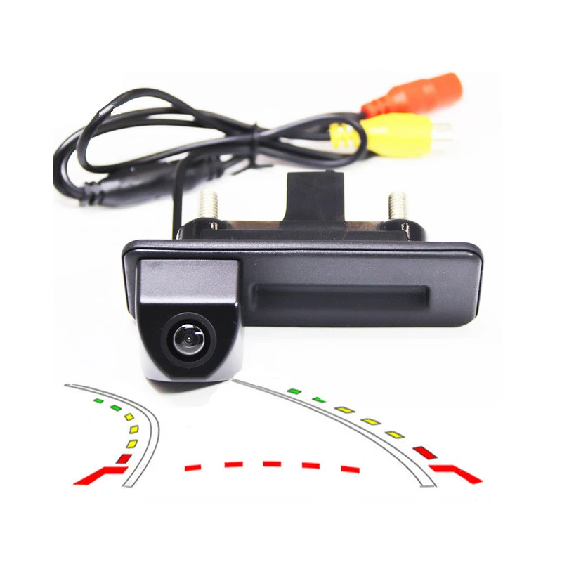 

HD CCD Dynamic Trajectory Tracks Rear View Parking Car Camera For Audi A1 Skoda Roomster Fabia Octavia Yeti Superb