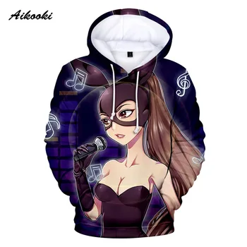 

Hot Sale 3D Ariana Grande Hoodies Sweatshirts Women/Men Harajuku Hip Hop Hoodies Ariana Grande Pullovers Hooded Boy/Girls Tops