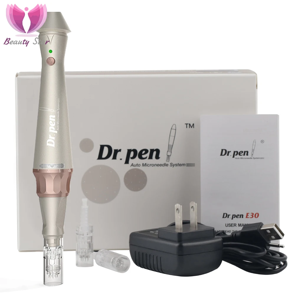 Dr.Pen E30 Microneedling Dorato Cablato E Wireless Elettrico Ultima Dr. Pen Derma Pen Dermapen Rolling Skincare Trattamento