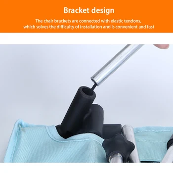 

Outdoor Camping Portable Folding Sun Lounger Beach Mat Polyester Backrest Bed With Pocket Lightweight Padded Leisure Travel