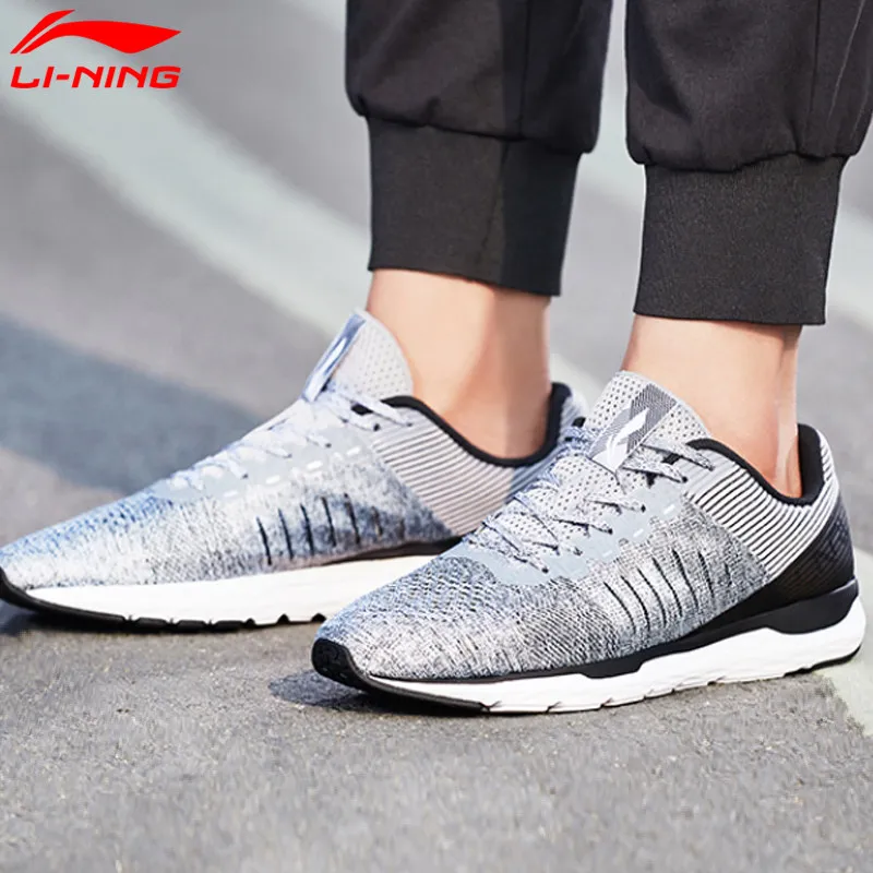 Li-Ning/Мужская обувь для бега; светильник для бега; дышащая подкладка; износостойкая спортивная обувь; кроссовки; SAMJ18