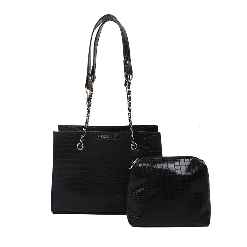 

Retro Tote Handbags Women's Broadband Large Capacity 2020 New Fashion Simple One-shoulder Messenger Bag Son-mother Bag