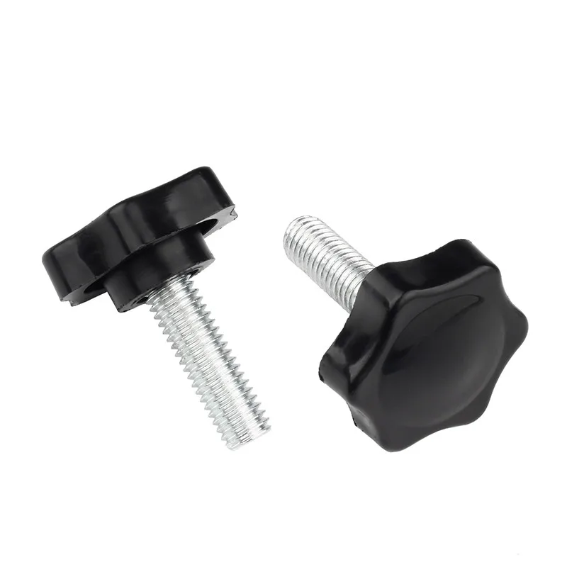 5/10PCS  M5 M6 M8 Star Shape Thread Clamping Handle Bolt Bakelite Hand Knob Tightening Screw Industry Equipment Plastic Steel