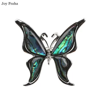

Hot selling abalone brooch / Simple shell scorpion insect butterfly brooch