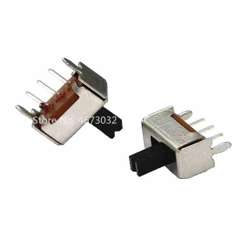 100pcs SS12D07 1P2T DIP 5PIN SPDT toggle switch handle length 4mm slide switches SS-12D07 ROHS | Обустройство дома
